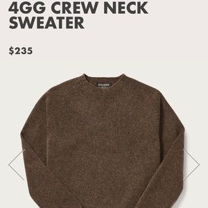 Filson 4GG Crewneck Sweater